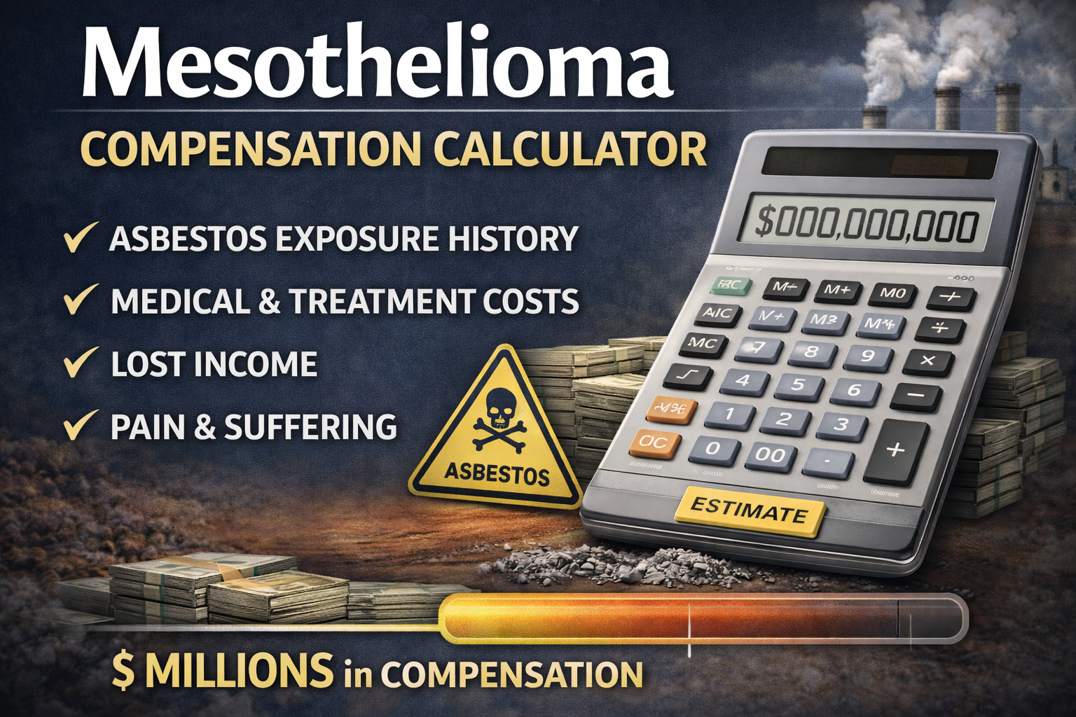 Mesothelioma compensation calculator